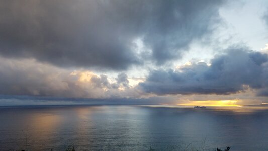 Ocean landscape shore photo