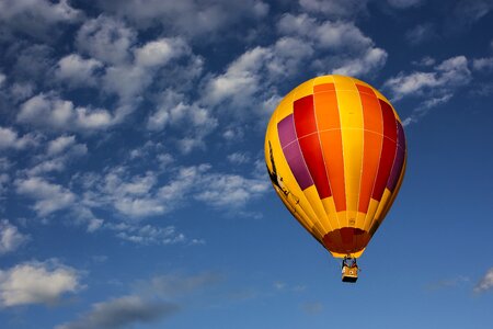 Colorful hot air photo