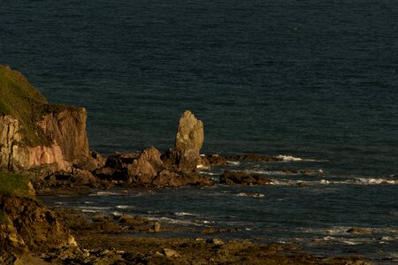 Coastline rock bay
