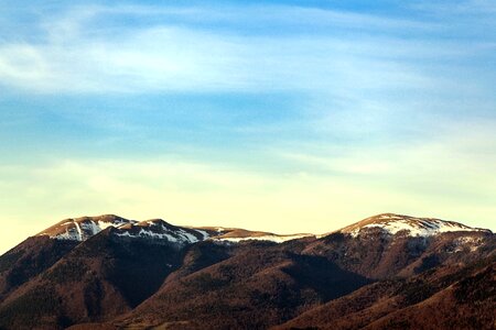 Cold landscape mountain