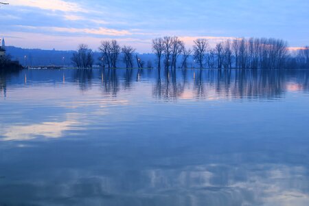 Lake twilight calm