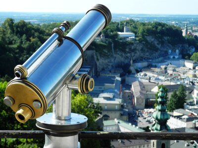 Viewpoint binoculars landscape photo