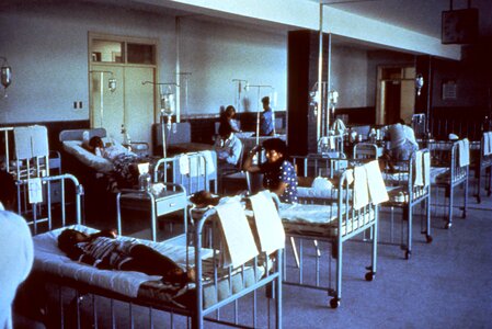 Emergency epidemic hospital photo