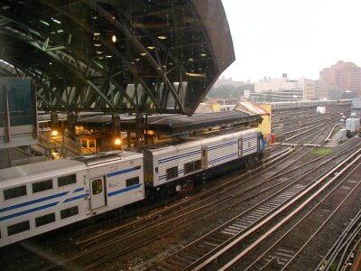 Rail railway station road photo