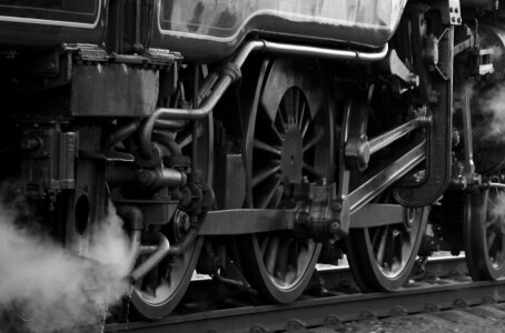 Train Locomotive Steam Power Railway Transport photo
