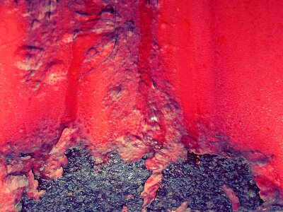 Old rusty red red