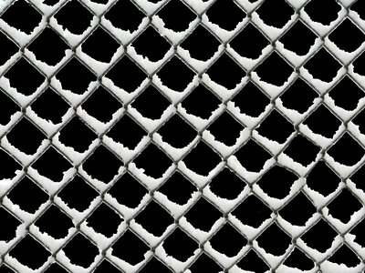 Fence cold blocked photo