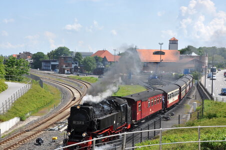 German steam engine No.16 photo