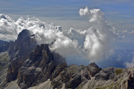 Dolomites alpine panorama mountain