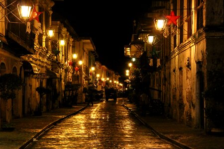 Night view ilocos vigan photo