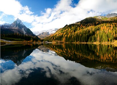 Mountains water alpine lake