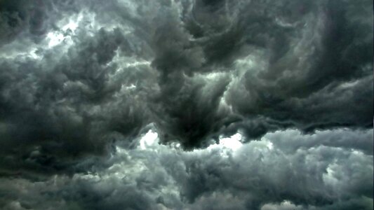 Storm cumulus updraft photo