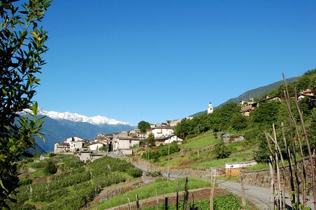 Landscape Tirano Italy photo