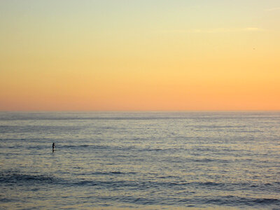 Surfer Sunset photo