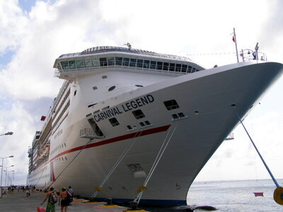 Cruise ship Carnival Valor docked in Castries photo