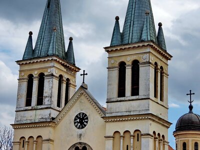 Christianity church tower Islam photo