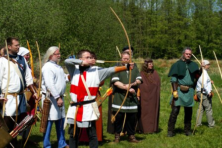 Bogensport weapon medieval market photo