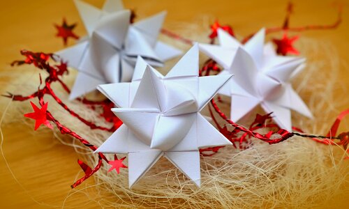Christmas fold decoration