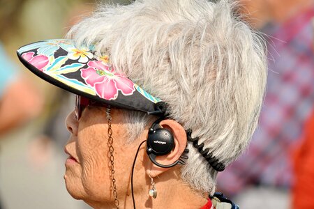 Elderly face fashion