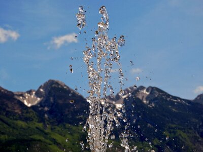 Mountains sky nature