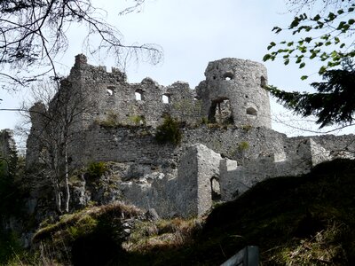 Stone building knight's castle photo