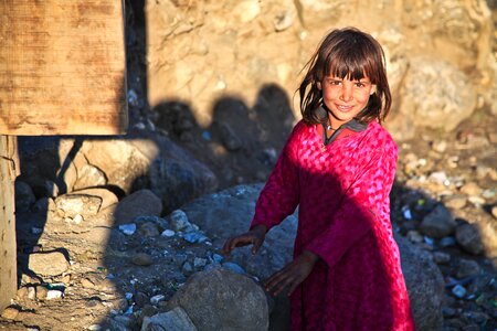 Person alone child