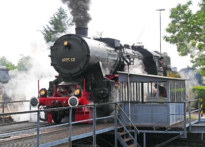 Chimney locomotive smoke photo