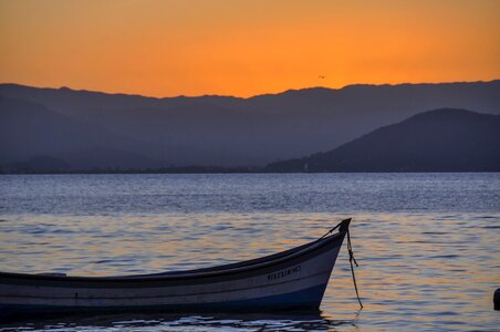 Wooden boat costa fishing