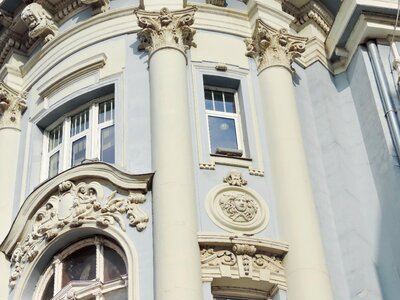 Baroque facade heraldry photo