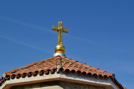 Cross gold monastery