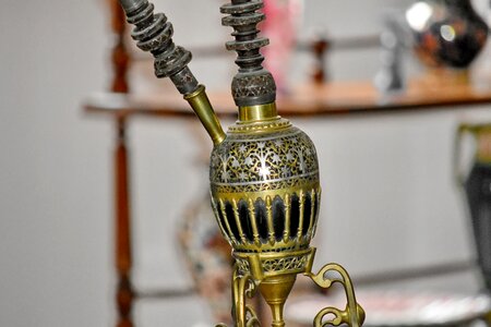 Oriental traditional brass photo