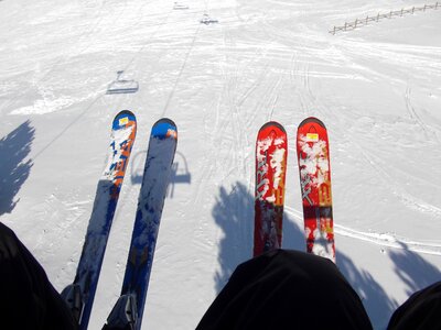 Skis lifts winter photo