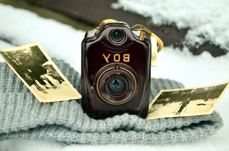 Antique camera cape
