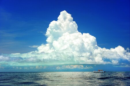 Clouds marine ocean photo