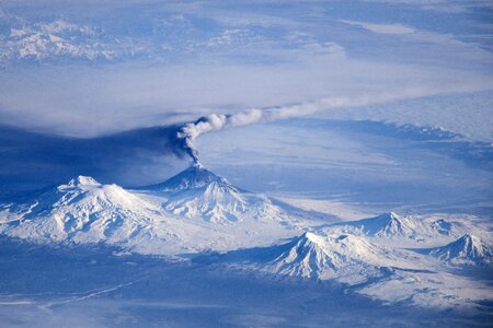 International space station iss kamchatka peninsula photo