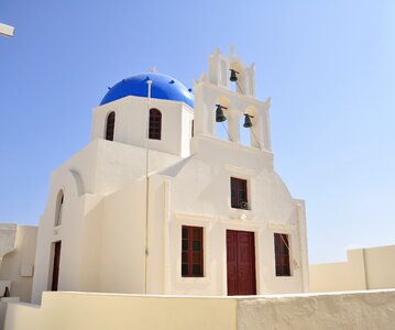 Greek island greece church photo