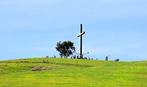 Christianity cloud cross photo