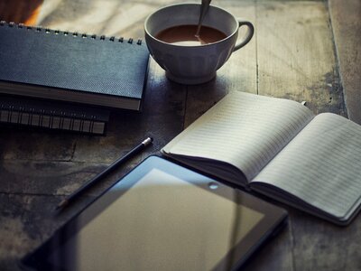 Coffee Cup Notepad Book photo