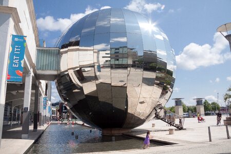 England planetarium glass photo