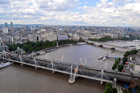 View from London eye photo