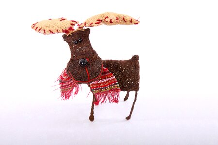 Cute decoration deer photo