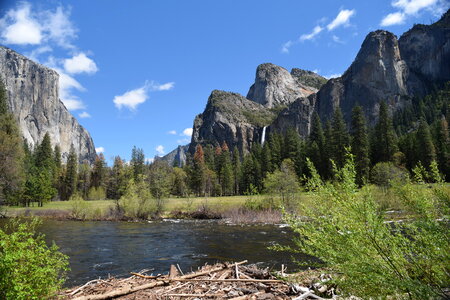 Typical view of the Yosemite National Park