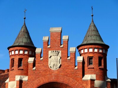 Building gate entrance