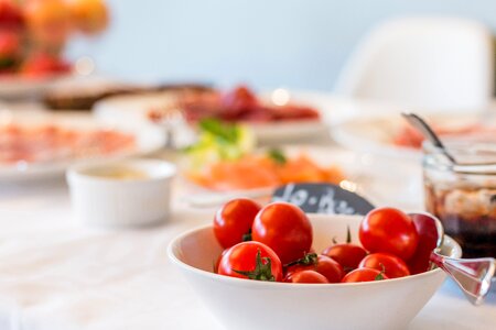 Breakfast Table Tomatoes photo