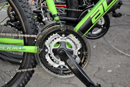Bicycle chain gearshift photo