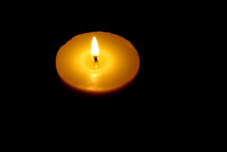 Flame black background yellow