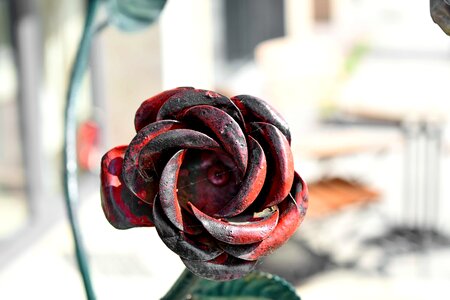 Artistic cast iron petal