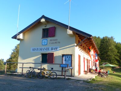 Mountain hut cai alpine club photo