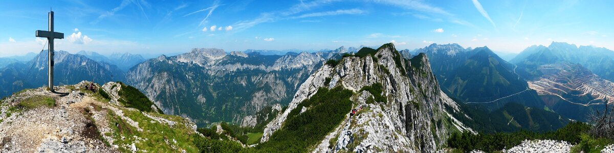 Mountains alps panorama