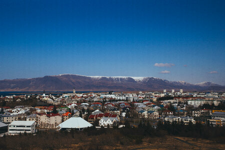 Cityscape view of Reykjavik photo